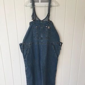 Carhartt women’s jean bib overalls xxl 20 short